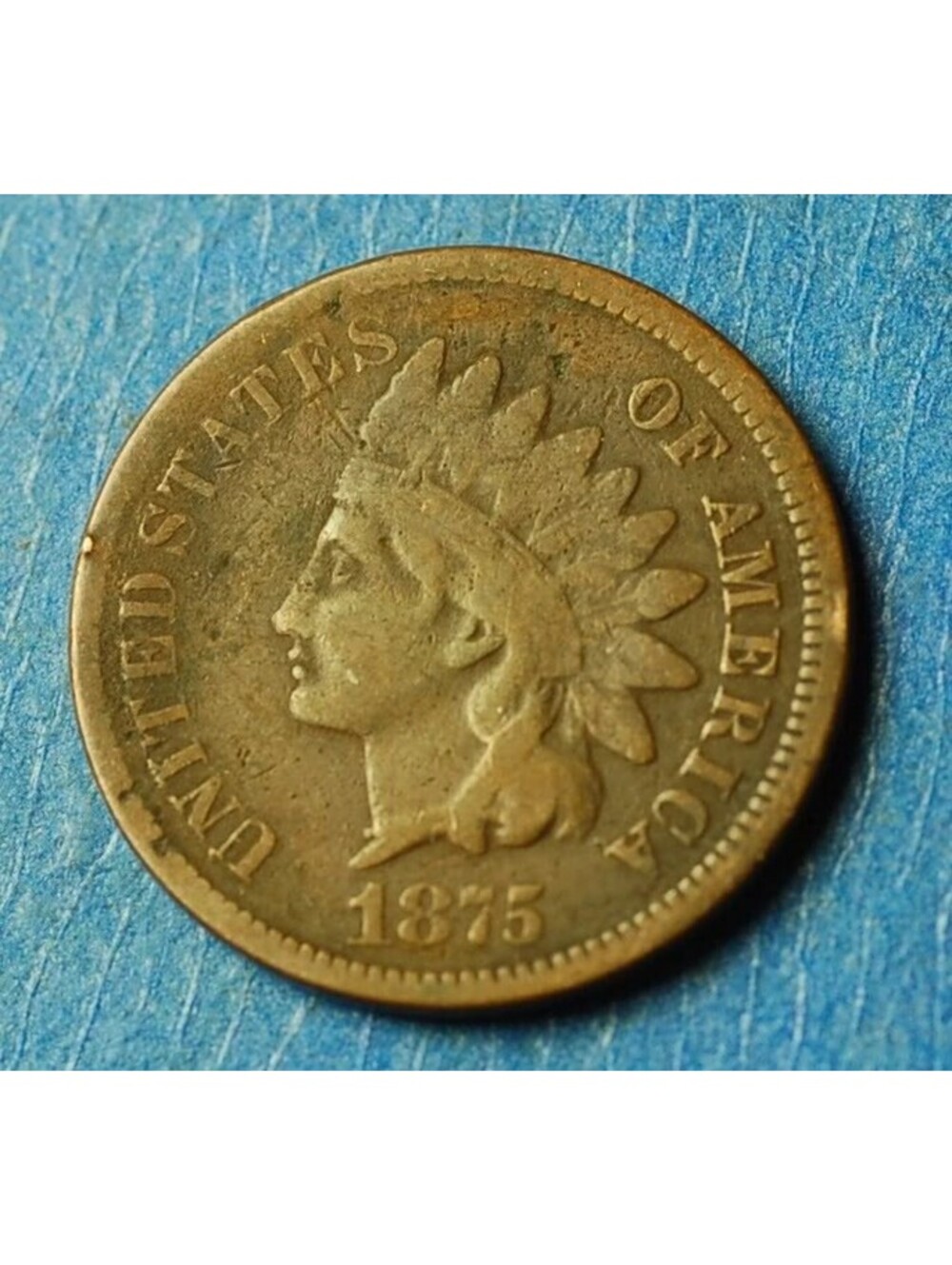 W1750 1875 Indian Head Cent Penny 1c - Check Out Our Store 🔥🔥KEY DATE🔥🔥